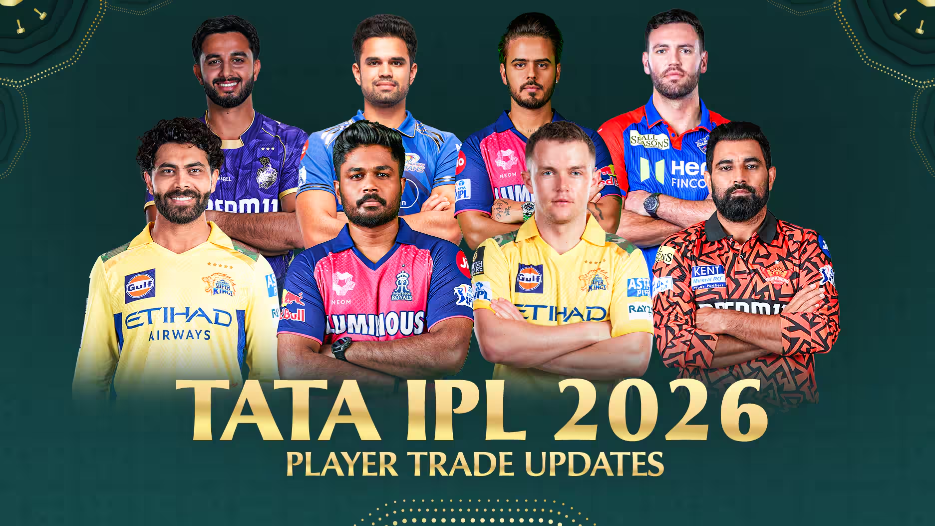 IPL 2026 all teams and captains - Bet on Lords365